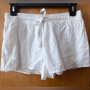 Forever 21 cotton batiste shorts with lace size m - s